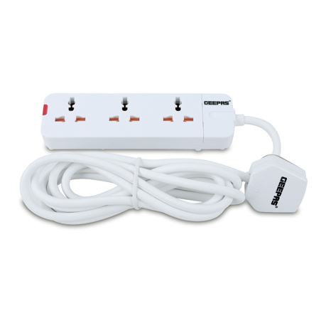 مشترك كهرباء 3 منافذ، 13 أمبير - جيباس (GEEPAS) - موديل GES58011