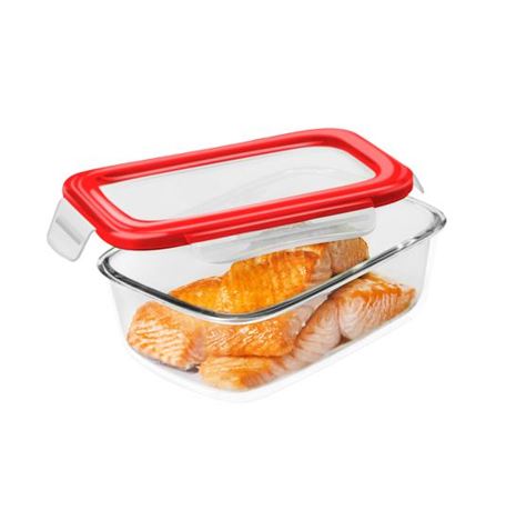 Rectangle Glass Airtight Container