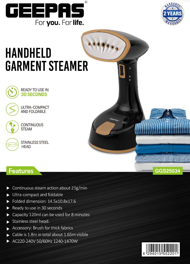 Handheld Garment Steamer