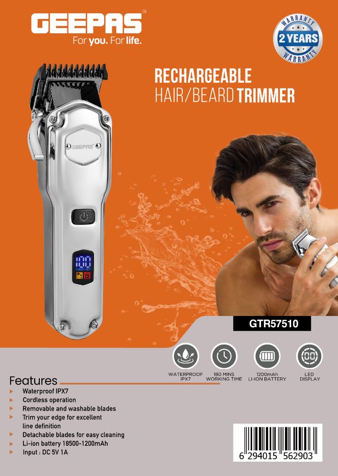 Rechargeable Hair and Beard Trimmer