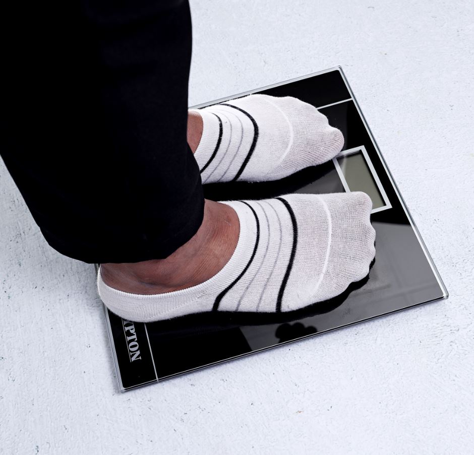 PERSONAL SCALE 6mm TEMPERED GLASS 180KG CAP-KRYPTON-MODEL-KNBS5086