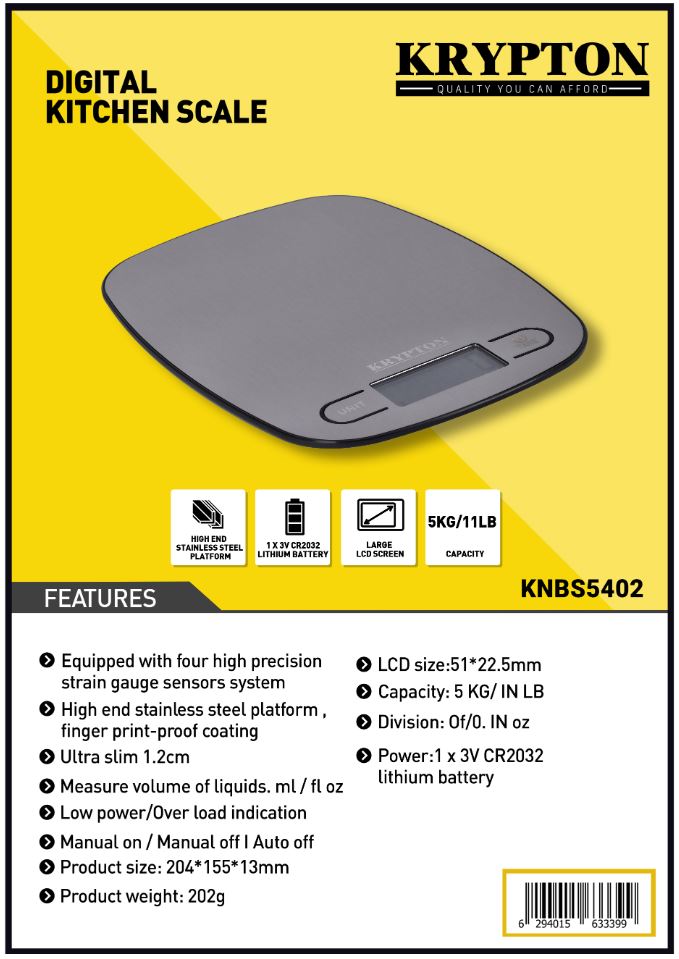 Digital Kitchen Scale