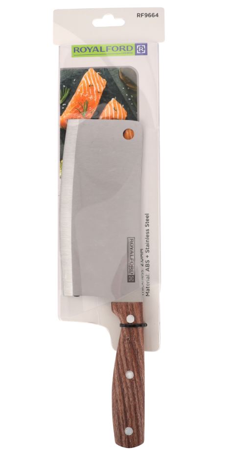 Cleaver Knife with Wooden Handle 2.0mm