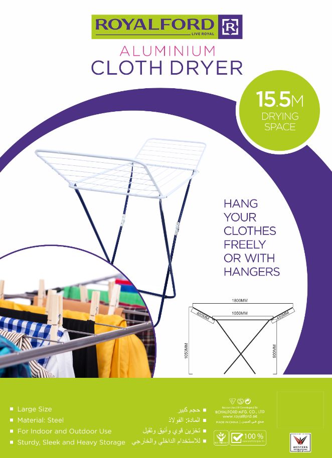 Large Folding Clothes Airer