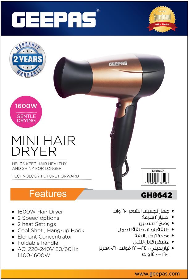 Mini Hair Dryer
