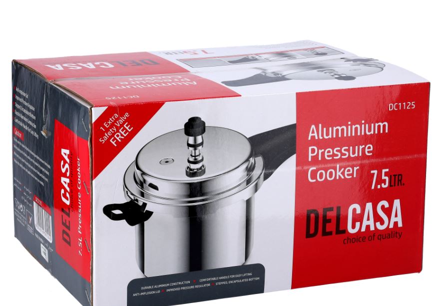 7.5L Aluminum Pressure Cooker-DELCASA-MODEL-DC1125