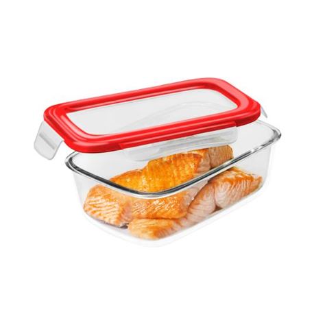 BRS Rectangle Glass Airtight Container