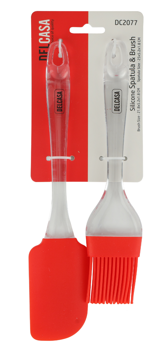 Silicon Spatula And Brush