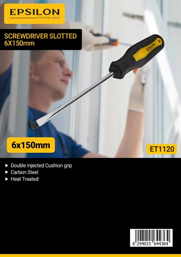 Screwdriver Slotted 6x150mm