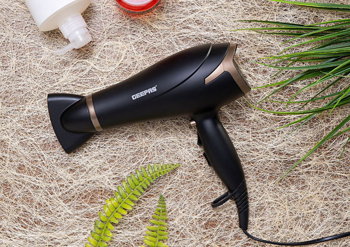 HAIR DRYER 2200W WITH 3 TEMPERATURE SETTINGS-GEEPAS-MODEL-GH8643