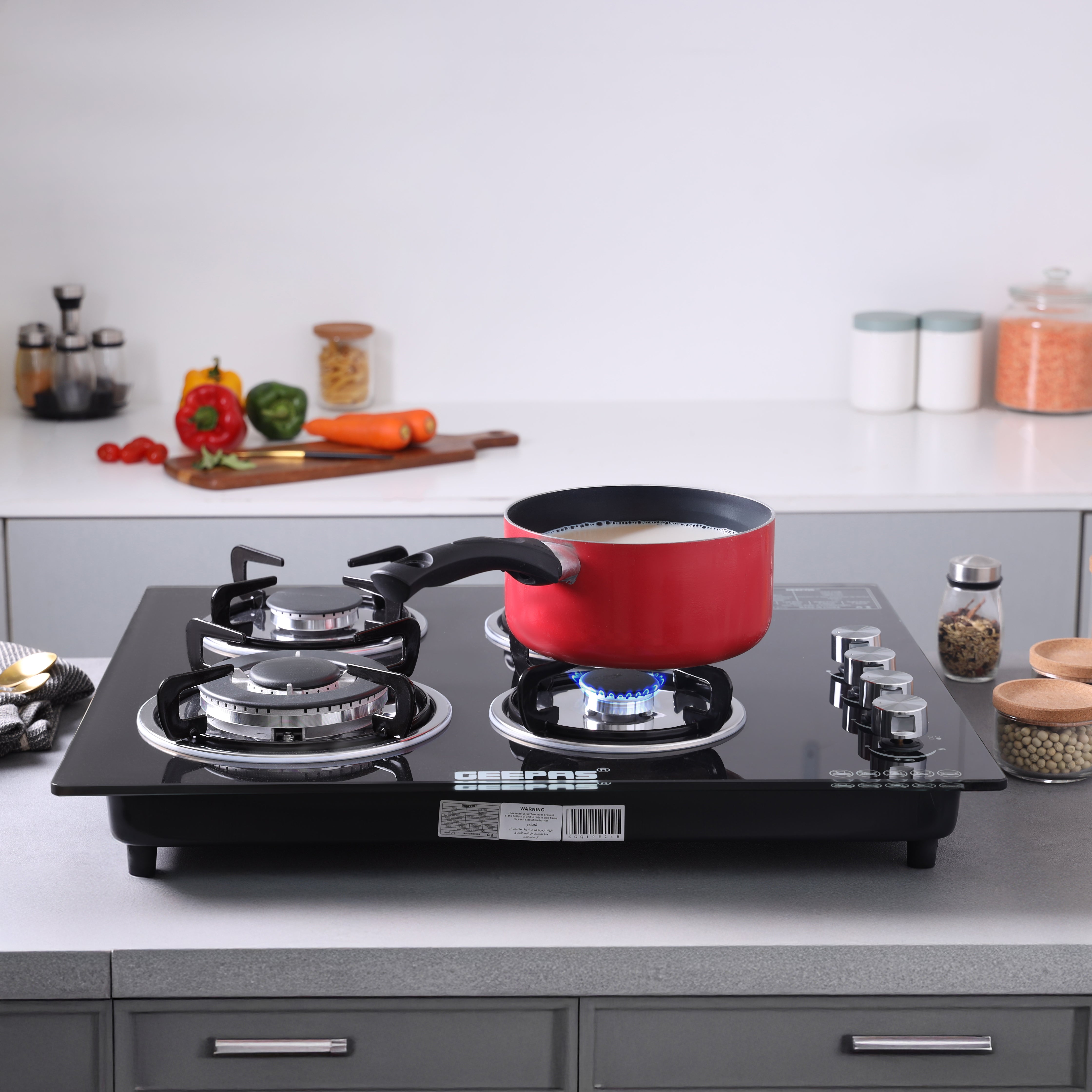Burner Glass Gas Hob