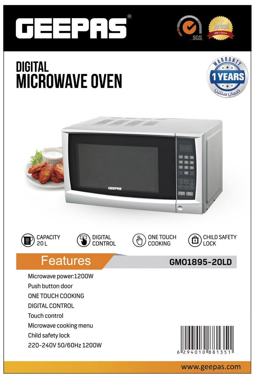 1200W Digital Microwave Oven