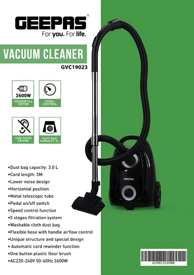 2600W Vacuum Cleaner