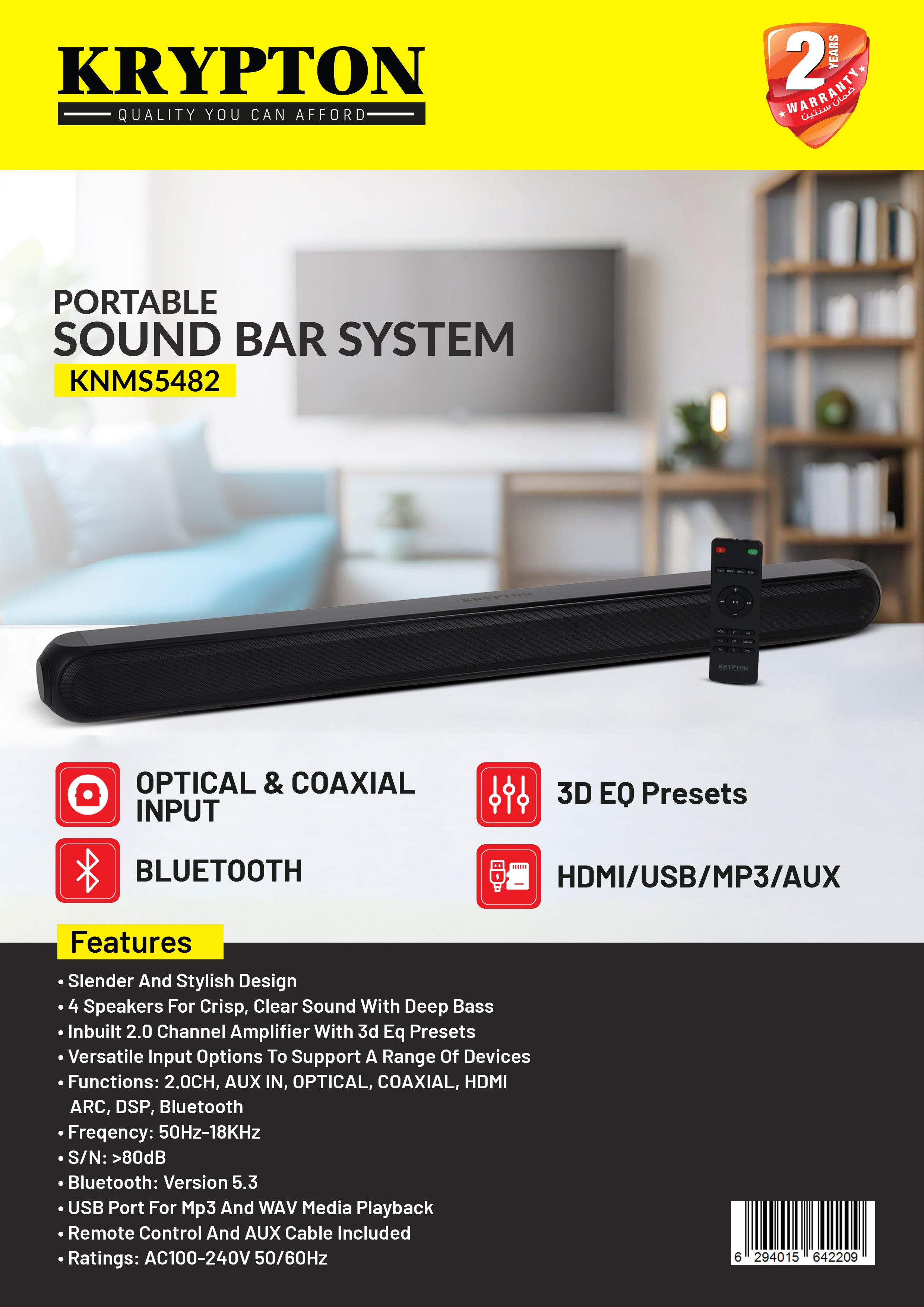 Portable Soundbar System