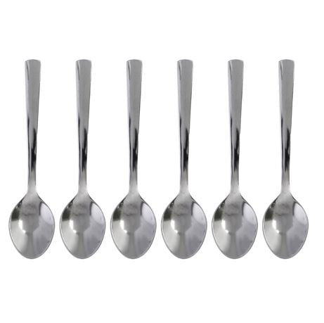 '6Pc SS Mocca Spoon 1x72