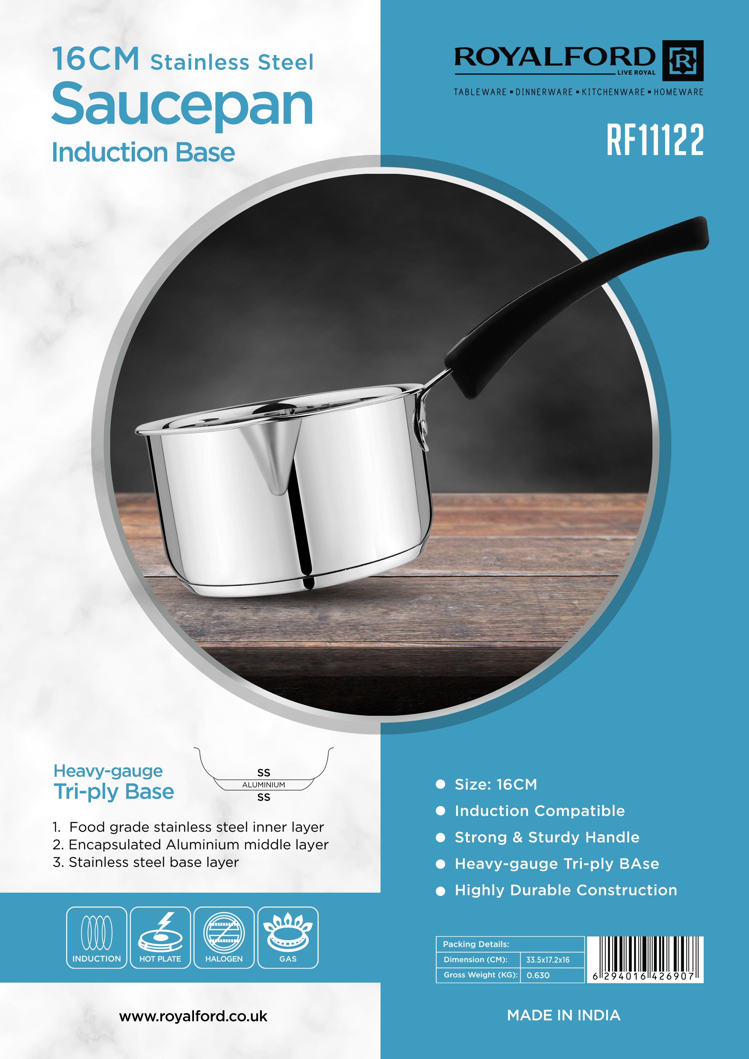 Stainless Steel Saucepan