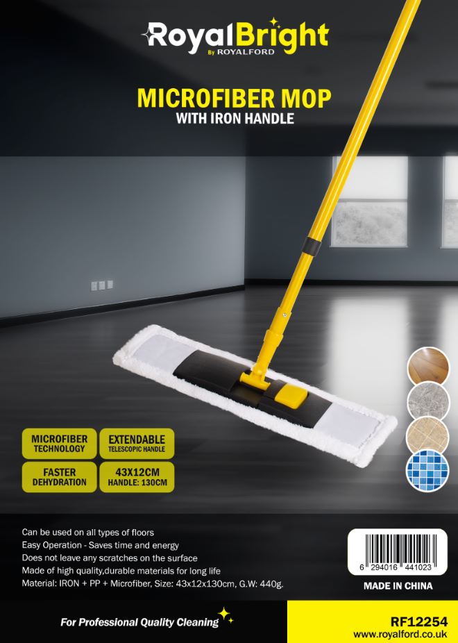 Microfiber Floor Mop with Iron Handle