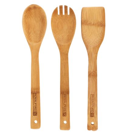 '3 Pcs Bamboo Kitchen Tools Set
